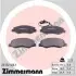 Колодки гальмівні (задні) Renault Master III/Opel Movano B/Nissan NV400 10- (+датчик/к-кт)(спарка) ZIMMERMANN (251721801) зображення 1