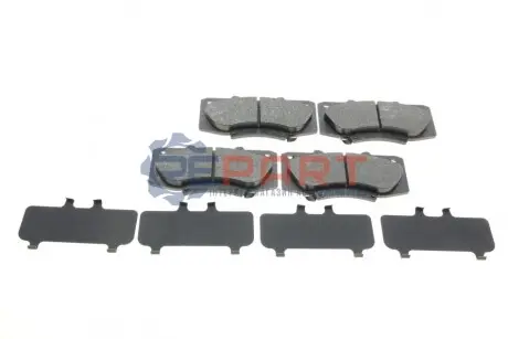 Колодки гальмівні (передні) Toyota Hilux 2.5-4.0 d-4d 04 ZIMMERMANN 252091701 Купити в Україні