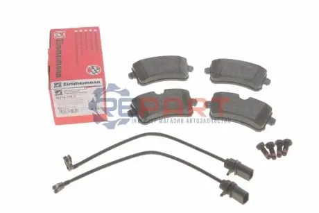 Колодки гальмівні (задні) Audi A4/A5/A6/A8 09- / A7 Sportback 13-18 (Lucas) (з датчиками) ZIMMERMANN 252141752 Купити в Україні