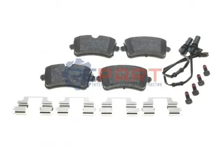 Колодки гальмівні (задні) Audi A8 09- / A7 Sportback 13-18 (Lucas) (з датчиками) ZIMMERMANN 252141756 Купити в Україні
