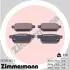 Колодки тормозные дисковые, к-кт ZIMMERMANN (252581451) изображение 1