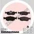 Гальмівні колодки ZIMMERMANN (253231801) зображення 1