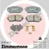 Колодки тормозные дисковые, к-кт ZIMMERMANN (253651652) изображение 1