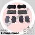 Гальмівні колодки ZIMMERMANN (255281351) зображення 1