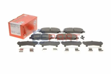 Колодки гальмівні (передні) Mazda CX-5 11- (Akebono) (з аксесуарами) ZIMMERMANN 255641602 Купити в Україні