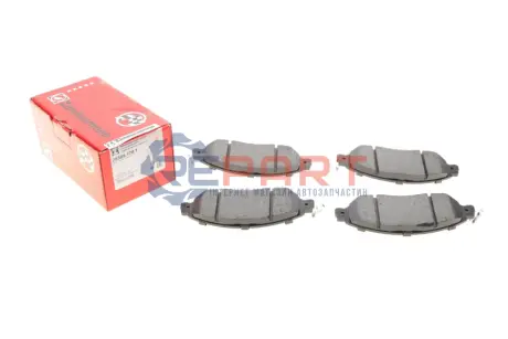 Колодки гальмівні (передні) Nissan Pathfinder 2.5/3.5 4WD 13- (з датчиком) ZIMMERMANN 255891701 Купити в Україні