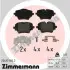 Колодки гальмівні дискові, к-кт ZIMMERMANN (256171852) изображение 1