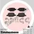 Фото Гальмiвнi колодки дисковi з аксесуарами заднi ZIMMERMANN (256521702) зображення 1