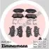 Фото Колодки гальмівні (передні) Hyundai Elantra 10-/ i30 11-/ Kia Ceed 12- R15 (Bosch) (з аксесуарами) ZIMMERMANN (256921802) зображення 5