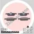 Колодки гальмівні (передні) Dacia Logan/Renault Twingo III/Smart Fortwo 14- (Ate) ZIMMERMANN (257021801) зображення 1
