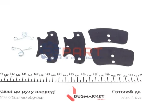 Колодки гальмівні (задні) Ford Mondeo/Galaxy/S-Max 14- (Teves) ZIMMERMANN 257981551 Купити в Україні