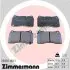 Гальмівні колодки ZIMMERMANN (258501601) зображення 1