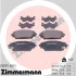 Колодки гальмівні (передні) Mazda 3 13-/CX-3 15- (Akebono) ZIMMERMANN (258751601) зображення 6