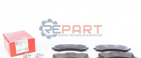 Колодки гальмівні (передні) Audi A6/A7/A8/Q7/Q8/VW Touareg 17- (Akebono) (з аксесуарами) ZIMMERMANN 259081702 Купити в Україні