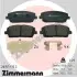 Фото Колодки гальмівні (передні) Hyundai Santa Fe IV 18-/Kia Sorento III 15 ZIMMERMANN (261571702) зображення 1