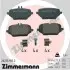 Тормозные колодки дисковые ZIMMERMANN (262151852) изображение 1