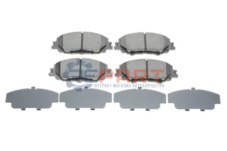 Колодки гальмівні (передні) Toyota Corolla/Yaris 18- (Advics) ZIMMERMANN 26217.165.2 Купити в Україні