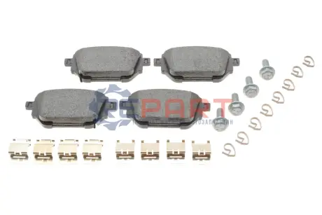 Колодки гальмівні (задні) Toyota Corolla 1.5/1.6 VVTi 19 ZIMMERMANN 26236.150.2 Купити в Україні