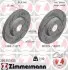 Гальмівний диск BLACK Z ZIMMERMANN (285353153) зображення 1