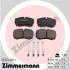 Фото Колодки гальмівні (задні) Iveco Daily III-VI 99- (Brembo) ZIMMERMANN (291232001) зображення 1