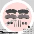 Комплект тормозных колодок ZIMMERMANN (292002051) изображение 6