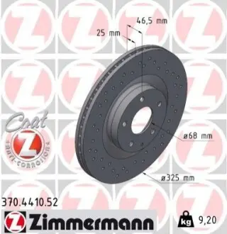 Гальмiвнi диски SPORT Z ZIMMERMANN 370441052 Купити в Україні