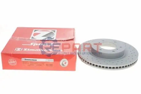 Фото 1 — Диск тормозной SPORT Z ZIMMERMANN (380211652) Фото Диск тормозной SPORT Z ZIMMERMANN (380211652) изображение 1