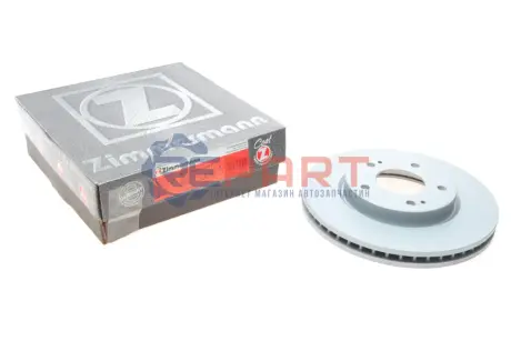 Диск гальмівний (передній) Mitsubishi Lancer 08- (276x26) ZIMMERMANN 380217020 Купити в Україні