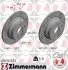 Диск гальмівний (задній) MB E-class (W211/W212/S211/S212) 02- (300x10) ZIMMERMANN (400362153) зображення 1