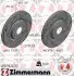 Диск гальмівний MERCEDES W203 C-KLASA 00-07 ZIMMERMANN (400362453) зображення 1