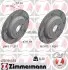 Диск гальмівний (задній) MB GL-class (X164)/M-class (W164) 06- (330x22) 06 ZIMMERMANN (400366353) зображення 1