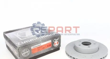 Фото 1 — Диск гальмівний (передній) MB C-class (W204/S204/C204) 07- (295x28) (з отворами) (вент.) ZIMMERMANN (400366520) Фото Диск гальмівний (передній) MB C-class (W204/S204/C204) 07- (295x28) (з отворами) (вент.) ZIMMERMANN (400366520) зображення 1