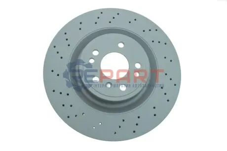 Фото Диск гальмівний (передній) MB M-class (W166) 11-15/GLE (W166) 15-19 (350x32) (з отворами) (вент.) ZIMMERMANN (400368520) зображення 1