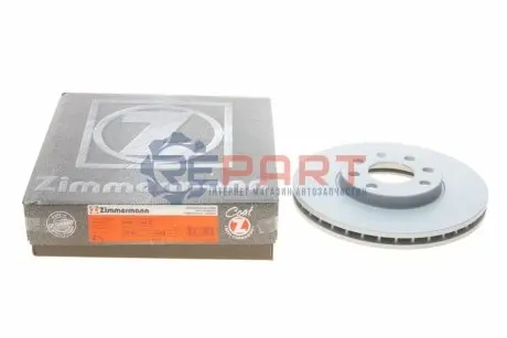 Диск гальмівний (передній) Opel Astra 98-09 (256x24) ZIMMERMANN 430148220 Купити в Україні