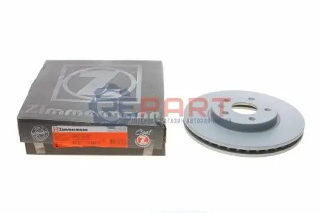 Диск гальмівний (передній) Opel Astra K 15- (276x26) R15 ZIMMERMANN 430264120 Купити в Україні