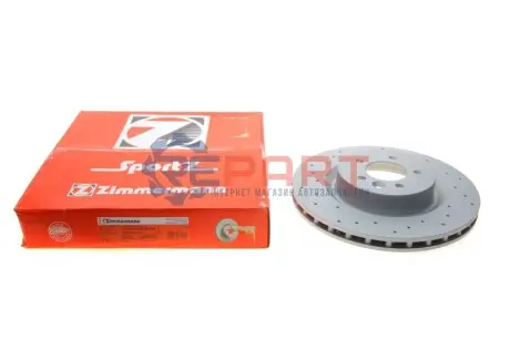 Диск гальмівний (передній) Land Rover Discovery IV 09-/Range Rover Sport 05-13 (360x30) ZIMMERMANN 450520252 Купити в Україні