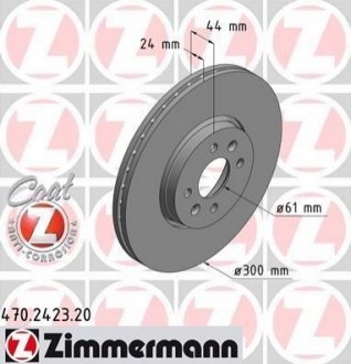 Тормозные диски передние ZIMMERMANN 470242320