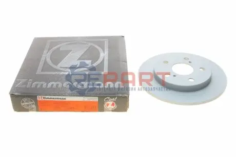 Фото Диск гальмівний (задній) Toyota Auris/ Corolla 06- (259x9) ZIMMERMANN (590.2811.20) зображення 1