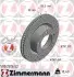 Фото Диск гальмівний (передній) Toyota Land Cruiser 200/Lexus LX 07- (340х32) (з покриттям) (з отвором) (вент) ZIMMERMANN (590281652) зображення 7