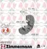 Диск гальмівний (задній) VW Golf III/Passat B3/B4 91-99 (226x9.9) ZIMMERMANN (600320152) зображення 1