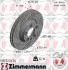 Фото Тормозные диски левый передний ZIMMERMANN (600322654) изображение 1