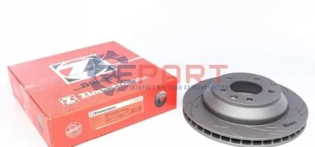 Диск гальмівний (задній) Porsche Cayenne 06-/VW Touareg 02- (330x28) (R) (з прорезом) (вент) ZIMMERMANN 600322955 Купити в Україні