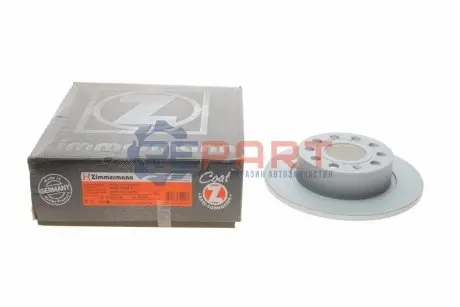 Диск гальмівний (задній) Audi A3//VW Caddy III 04-15/Skoda Octavia III/IV 03- (253x10)(з покриттям) ZIMMERMANN 600323420 Купити в Україні