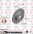 Фото Диск гальмівний (задній) Audi A3//VW Caddy III 04-15/Skoda Octavia III/IV 03- (253x10)(з отворами) ZIMMERMANN (600.3234.52) зображення 1