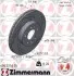 Диск гальмівний (передній) VW Amarok 16- (332x30) ZIMMERMANN (600325655) зображення 1