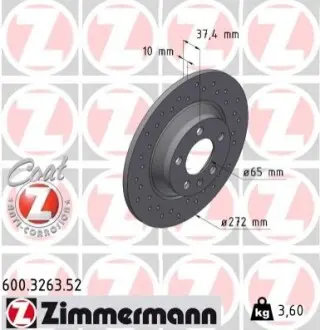 Автозапчасть ZIMMERMANN 600326352 Купить в Украине