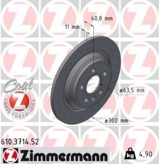 Тормозные диски SPORT Z ZIMMERMANN 610371452