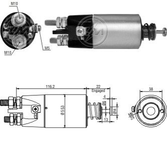 Втягивающее реле ZM ZM3897 (фото 1)