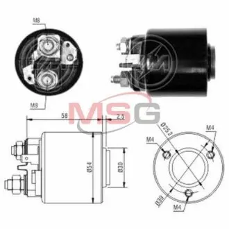 Втягуюче реле стартера ZM ZM491 Купити в Україні