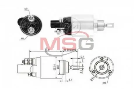 Втягуюче реле ZM ZM8381 Купити в Україні